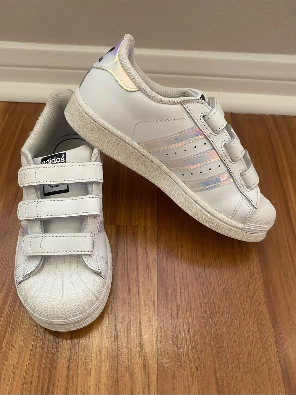 Kids Adidas Originals Superstar CF C tennis 12.5